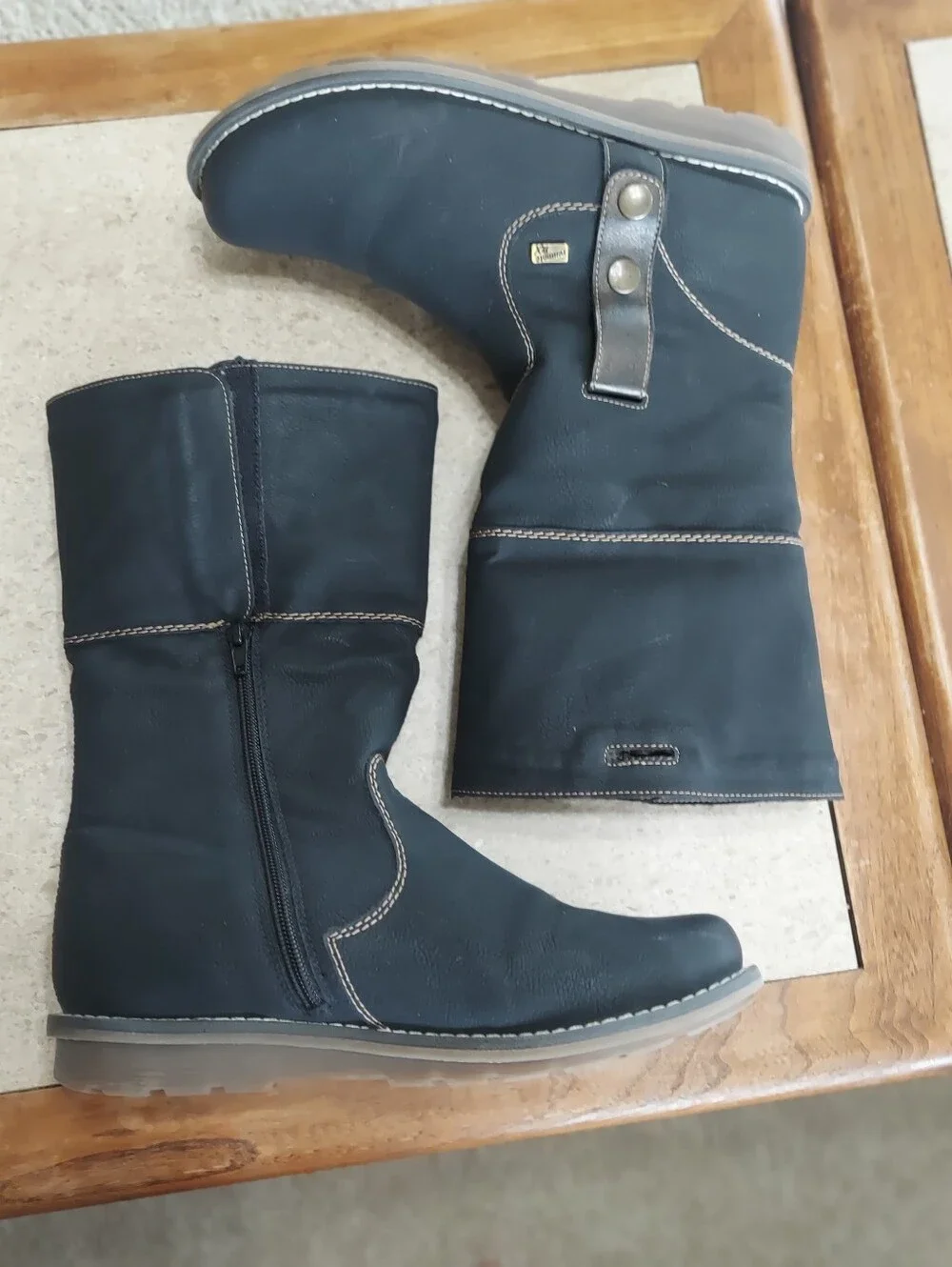 Remonte Vegan Faux Leather Convertible Boots Size 40